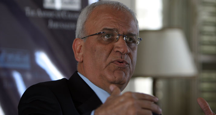 Sucht Untersützung in der westlichen Welt: der palästinensische Chefunterhändler Erekat.