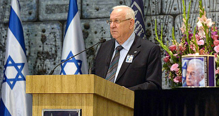 Staatspräsident Rivlin bescheinigt dem ermordeten Premier Rabin ein hohes Interesse an innenpolitischen Belangen.