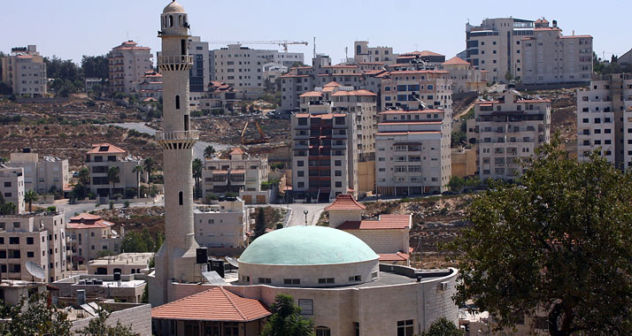 Die in Brand gesteckte Moschee befindet sich nahe der Autonomiestadt Ramallah (im Bild).