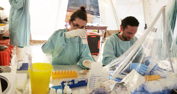 Die PA hat medizinische Ausrüstung erhalten, um Ebola-Viren zu identifizieren. (Symbolbild)