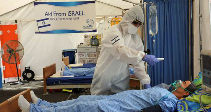 Israel schickt mobile Kliniken nach Sierra Leone, Liberia und Guinea.