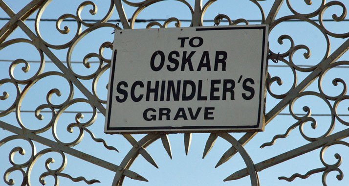 Das Grab des Judenretters Oskar Schindler befindet sich auf dem Zionsberg in Jerusalem.