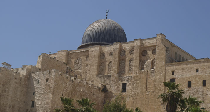 77 Prozent der Palästinenser glauben, Israel beabsichtige, die Al-Aksa-Moschee in Ostjerusalem zu zerstören.