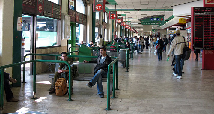 Flächenmäßig zählt der Zentrale Busbahnhof in Tel Aviv zu den größten der Welt.