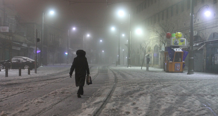 In der ersten Januarhälfte gab es in Israel immer wieder Schneefall.