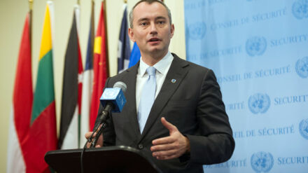 Informiert die UNO künftig über den Friedensprozess in Nahost: Nikolai Mladenov