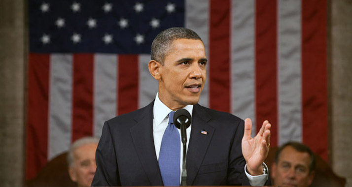 Wenig erfreut über Netanjahus geplanten Auftritt im Kongress: US-Präsident Obama.