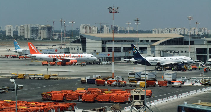 Mit steigenden Passagierzahlen: Der Ben-Gurion-Flughafen bei Tel Aviv