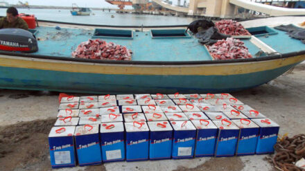 Auf dem Boot befanden sich mehrere Kanister mit Polyresin.