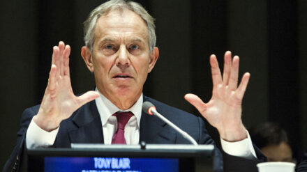 Hat nach fünf Jahren erstmals wieder den Gazastreifen besucht: Tony Blair
