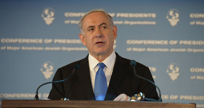 Fordert die Selbstbestimmung des jüdischen Volkes ein: Premier Netanjahu.