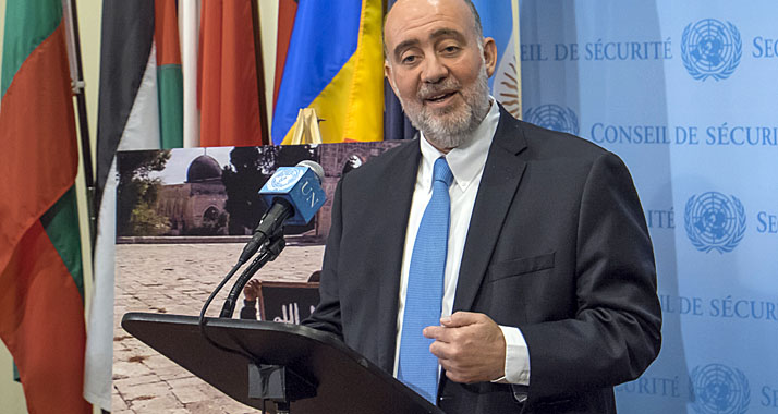 Israels Botschafter Prosor rechnete mit einem UN-Oscar ...