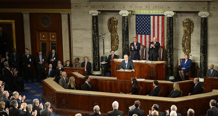 Netanjahu warnte im US-Kongress vor dem iranischen Atomprogamm.