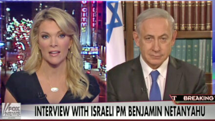 Benjamin Nethanjahu in der Sendung von Megyn Kelly – eines von drei Interviews, das der israelische Premier am Donnerstag US-Medien gab.
