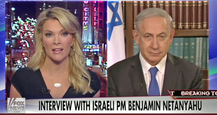 Benjamin Nethanjahu in der Sendung von Megyn Kelly – eines von drei Interviews, das der israelische Premier am Donnerstag US-Medien gab.