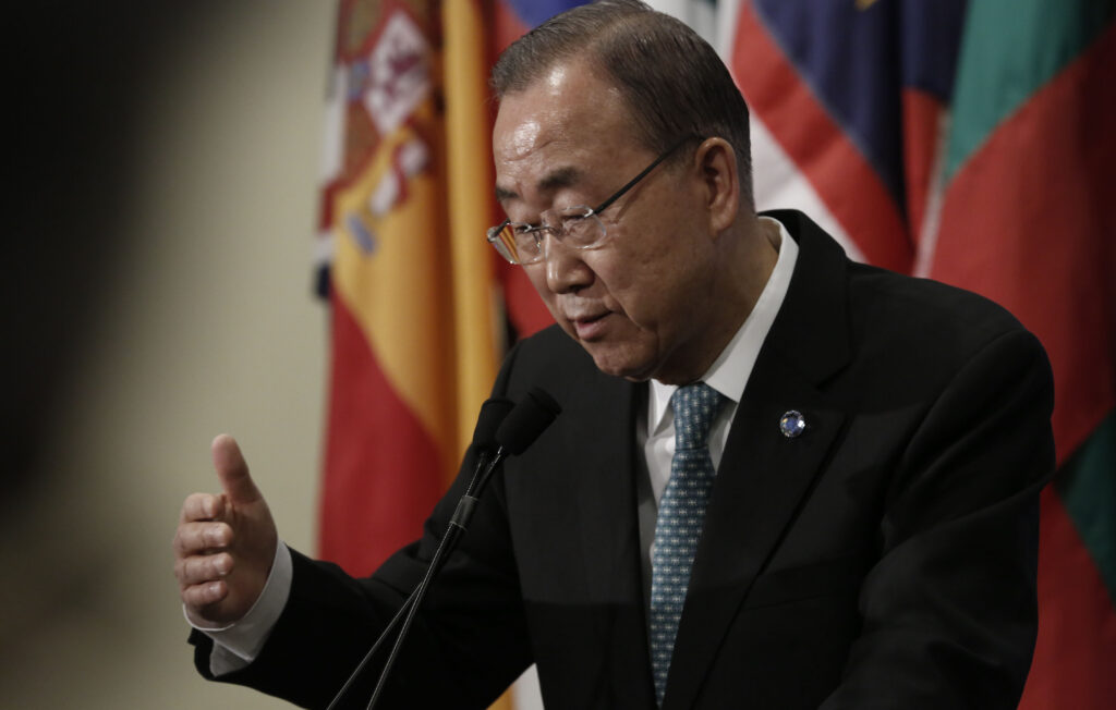 Ist besorgt über die Lage in Jarmuk: Ban Ki-Moon