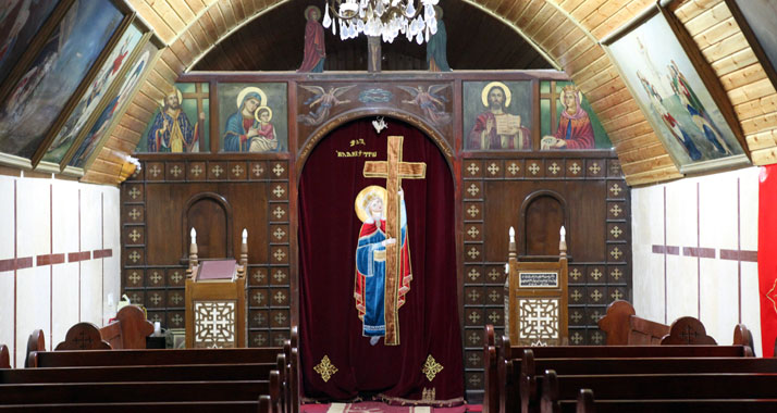 Die Ägypter besuchen in Jerusalem auch die koptische Kirche an der Via Dolorosa.