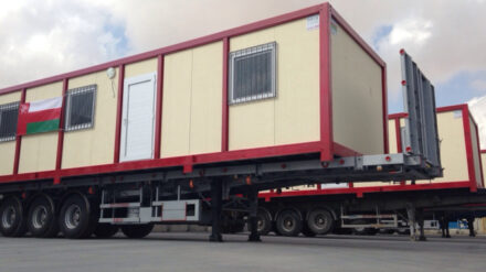 Die Wohncontainer sollen die Lage der 100.000 Palästinenser verbessern, die nach der Operation „Starker Fels“ im vergangenen Jahr noch immer auf den Wiederaufbau ihrer Häuser warten.
