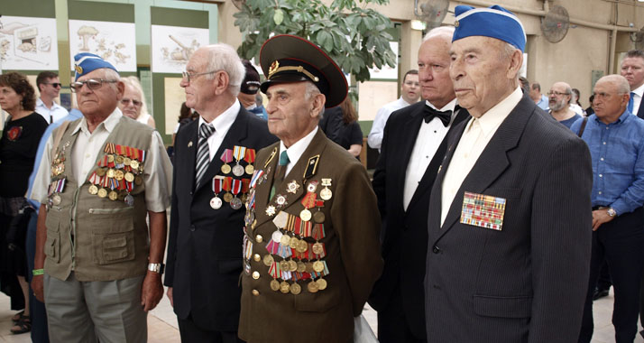 In Israel leben noch viele Veteranen der Roten Armee aus dem Zweiten Weltkrieg.