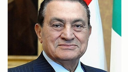 Mubarak meldet sich zum Jahrestag der Rückkehr der Ägypter auf die Sinai-Halbinsel zu Wort. (Archivbild)