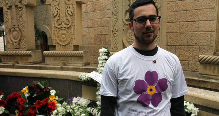 Betont seine armenischen Wurzeln: der 18-jährige Simon Chatchadurian