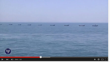 In einem Konvoi brachte die Marine die Fischerboote in den Norden des Gazastreifens.