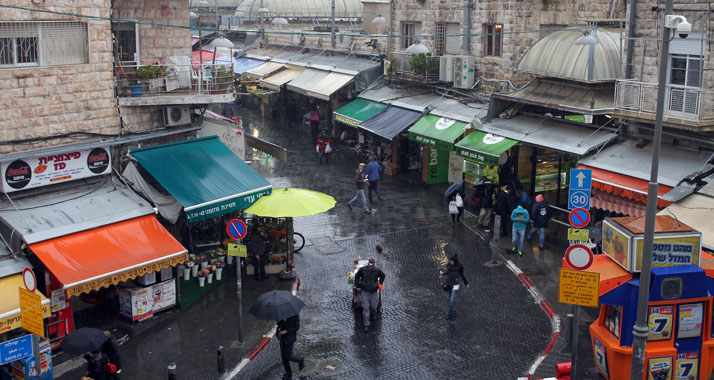 Auch in Jerusalem ist mehr Niederschlag gefallen als in anderen Jahren.
