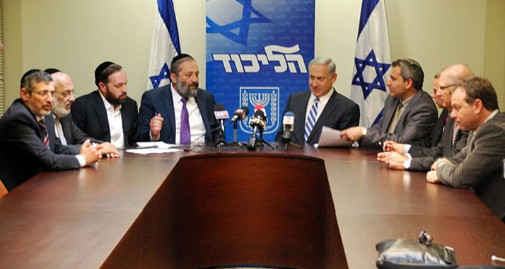 Mit der Schass hat der Likud nun ebenfalls einen Koalitionsvertrag unterzeichnet.