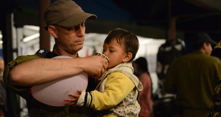 Die ersten ausländischen Helfer nach dem Erdbeben in Nepal kamen aus Israel.