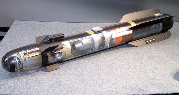 Zu der Lieferung sollen auch Hellfire-Raketen gehören – hier ein Modell.