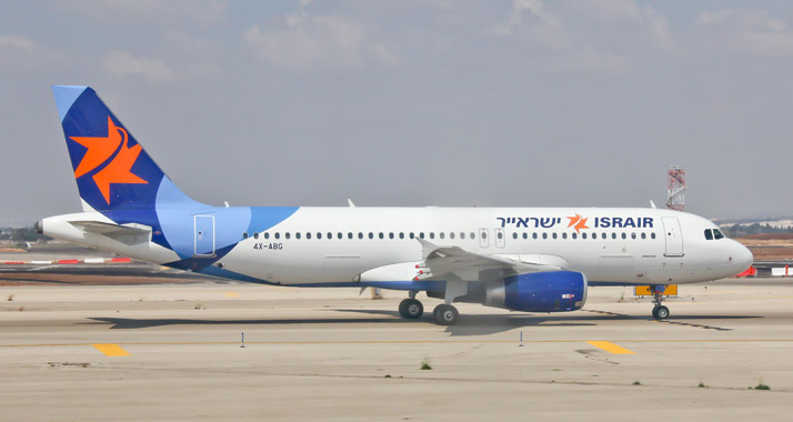 Ein „Israir“-Airbus des Typs 320 wird aktuell in Lissabon festgehalten.