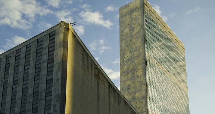 Das Verhältnis zwischen den Vereinten Nationen und Israel bleibt schwierig. Im Bild das UN-Hauptquartier in New York