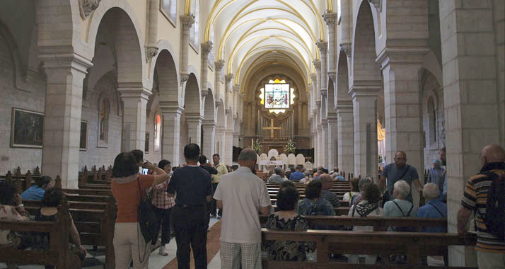 Arabische Christen können die Geburtskirche in Bethlehem besuchen, für Juden ist es zu gefährlich.