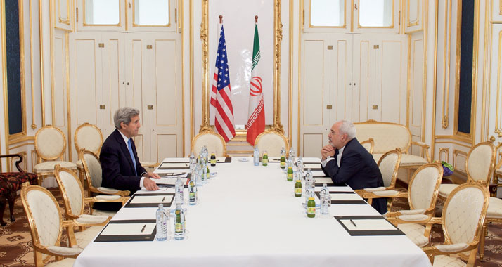 Bleiben im Gespräch: US-Außenminister Kerry und sein iranischer Kollege Sarif