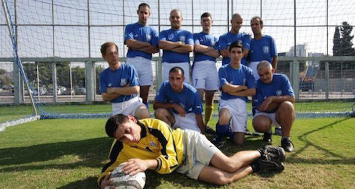 Die israelische Delegation bei den Special Olympics trat auch im Fußball an.