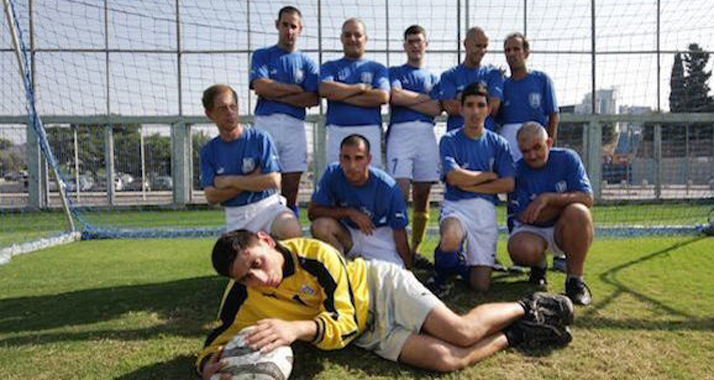 Die israelische Delegation bei den Special Olympics trat auch im Fußball an.