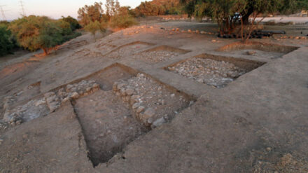 Die Ausgrabungsstätte Tel Zafit – Archäologen haben dort das Stadttor von Gath entdeckt, das in der Bibel erwähnt wird.