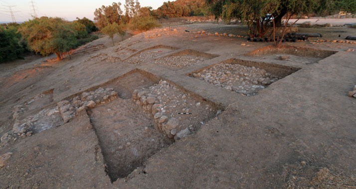 Die Ausgrabungsstätte Tel Zafit – Archäologen haben dort das Stadttor von Gath entdeckt, das in der Bibel erwähnt wird.