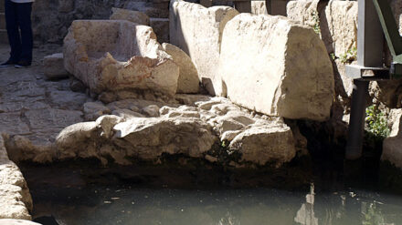 Der Fundort liegt in der Nähe des Teiches Siloah, der im Neuen Testament erwähnt wird.