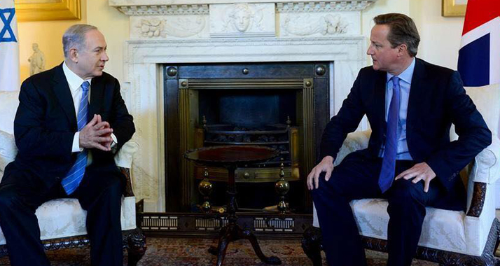 Benjamin Netanjahu (links) und David Cameron haben über die aktuelle Lage in Nahost beraten.