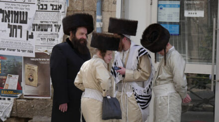 Die Beschäftigungsrate der ultra-orthodoxen Männer lag im Jahr 2014 bei 45 Prozent.