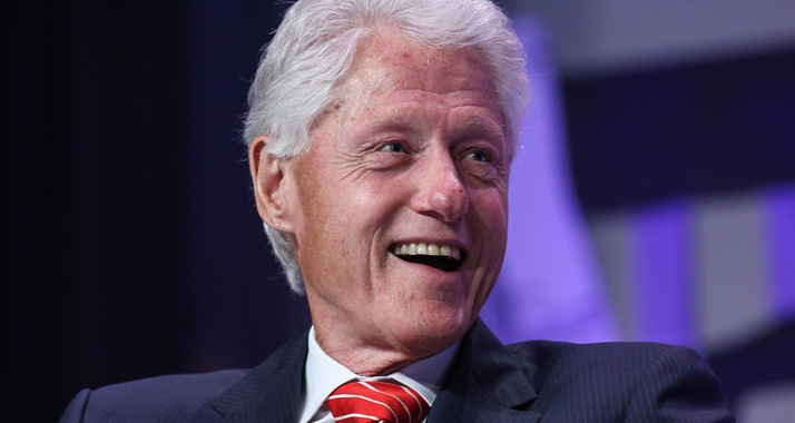 Bill Clinton gedachte am Samstag in Tel Aviv Jitzhak Rabin (Archivbild)