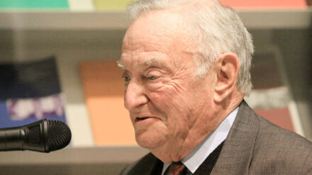 Schlug den Weg der Versöhnung ein: der Auschwitz-Überlebende Noach Flug 2009
