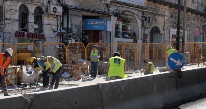 Vor allem im Baugewerbe fehlen in Israel Arbeitskräfte