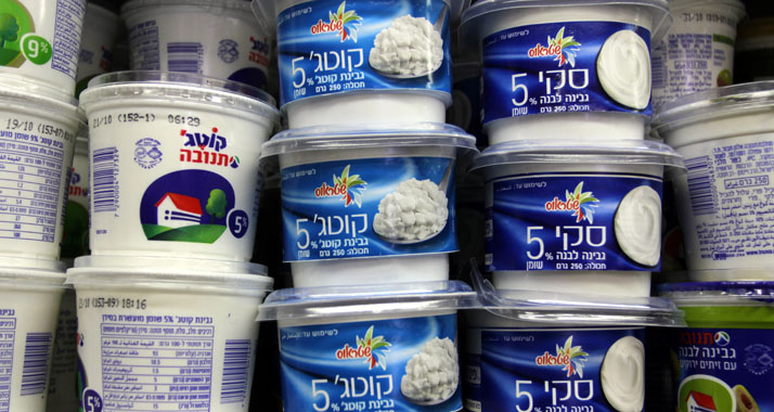Milchprodukte sind in israelischen Supermärkten streng von fleischhaltigen Waren getrennt