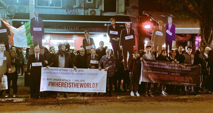 Italiener zeigten am Wochenende bei einer Demonstration in Tel Aviv Solidarität mit Israel