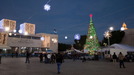 In Bethlehem nahm Abbas an einer armenischen Weihnachtsfeier teil