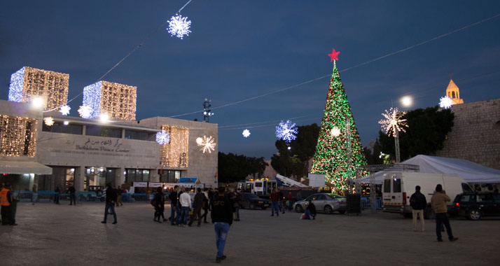 In Bethlehem nahm Abbas an einer armenischen Weihnachtsfeier teil