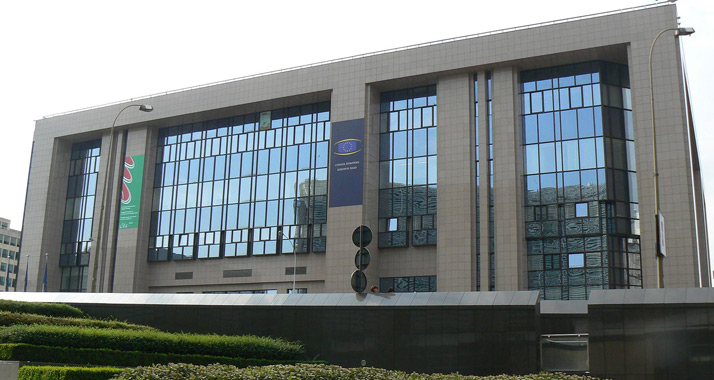 Der EU-Rat, der im Justus-Lipsius-Gebäude in Brüssel tagt, moniert Israels Siedlungen als Friedenshindernis