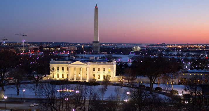 Das Weiße Haus in Washington: Hier warb Ahmad Tibi für seine Agenda